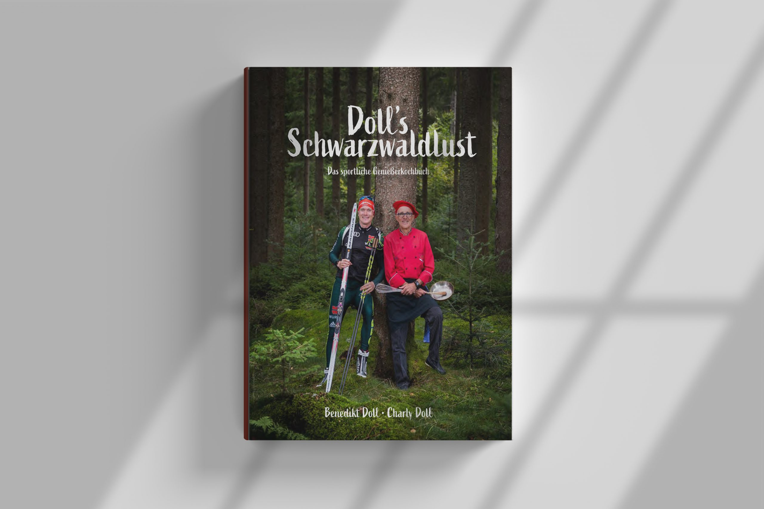 Buchcover von Doll's Schwarzwaldlust - Das sportliche Genießerkochbuch, gestaltet von Rebekka Markert